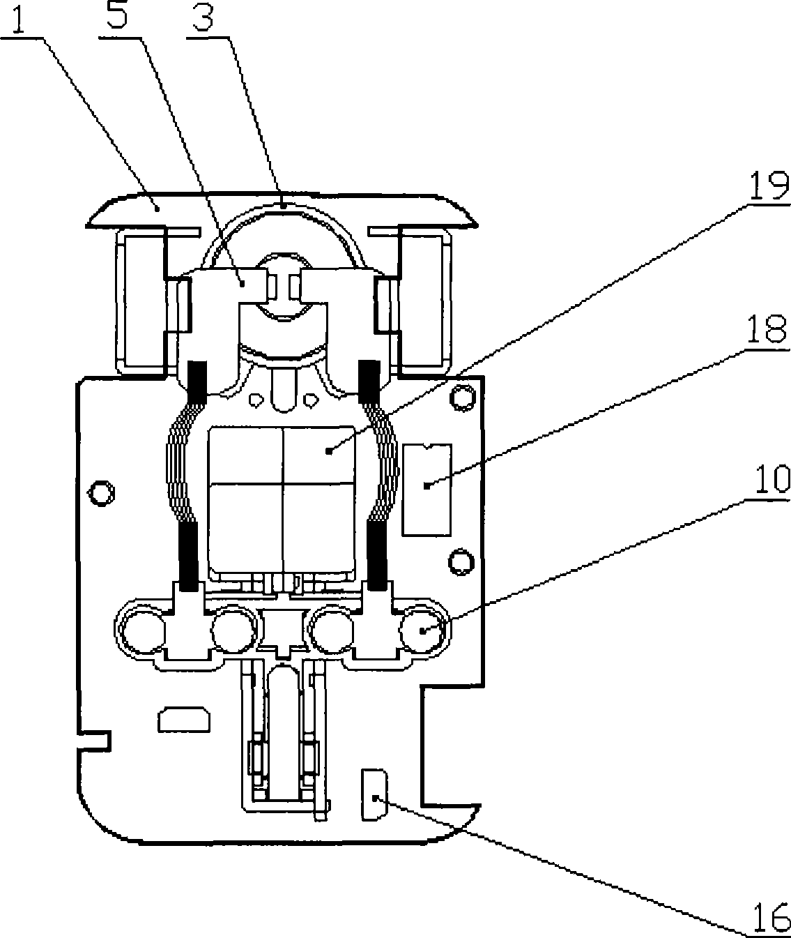 Electric lever type leakage preventing socket