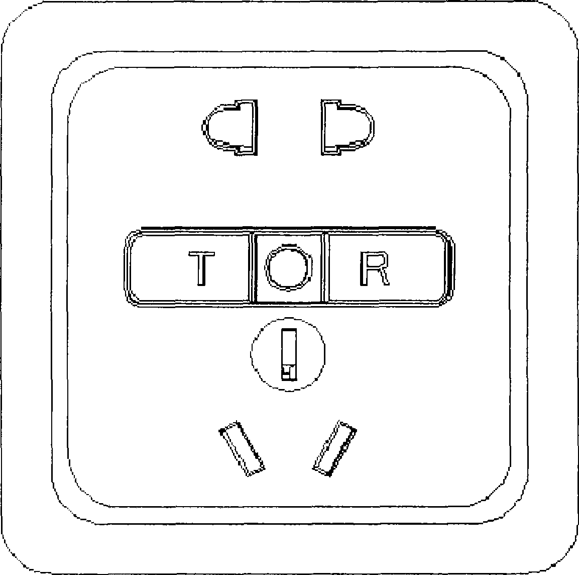 Electric lever type leakage preventing socket