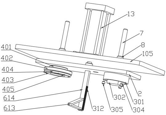 A gear ring heat sealing device