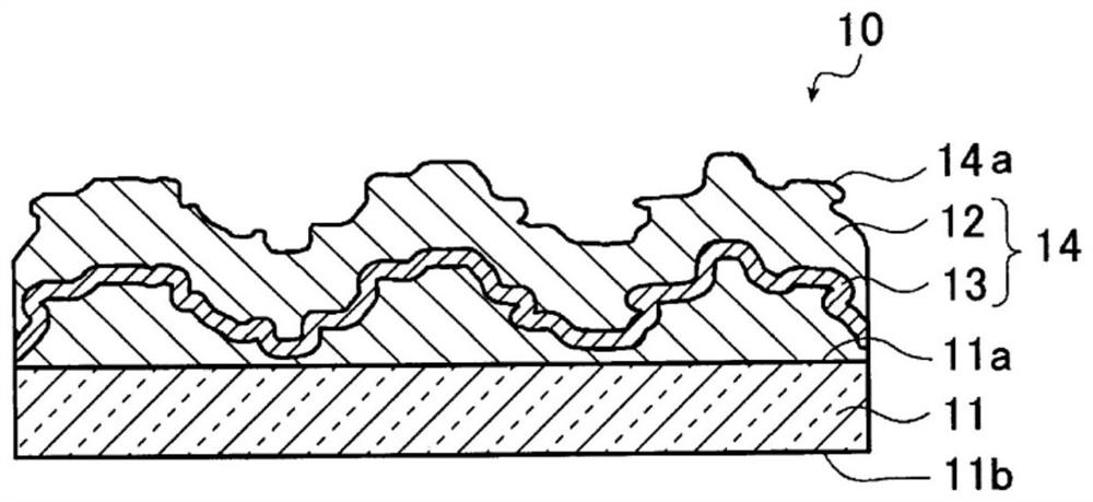 Transparent substrate provided with antiglare film