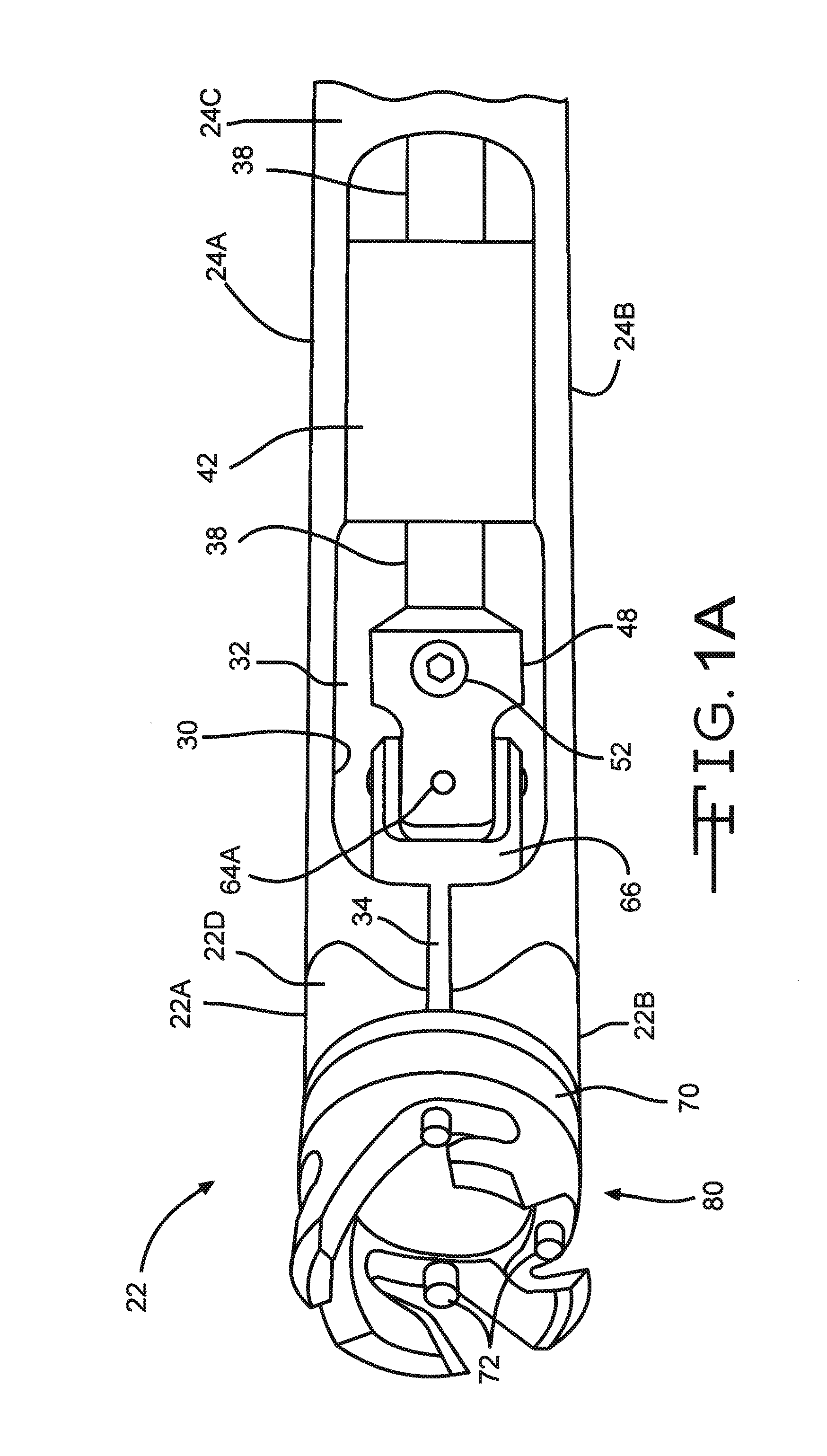 Angled reamer spindle for minimally invasive hip replacement surgery