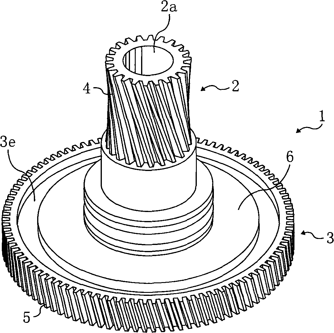 Forming die for resin screw gear and resin screw gear using the forming die