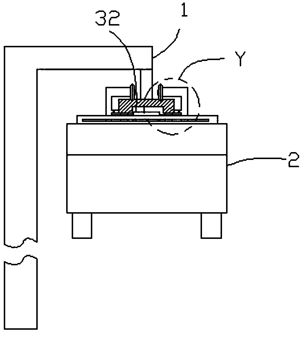 Electric vehicle capable of being connected into track for operation