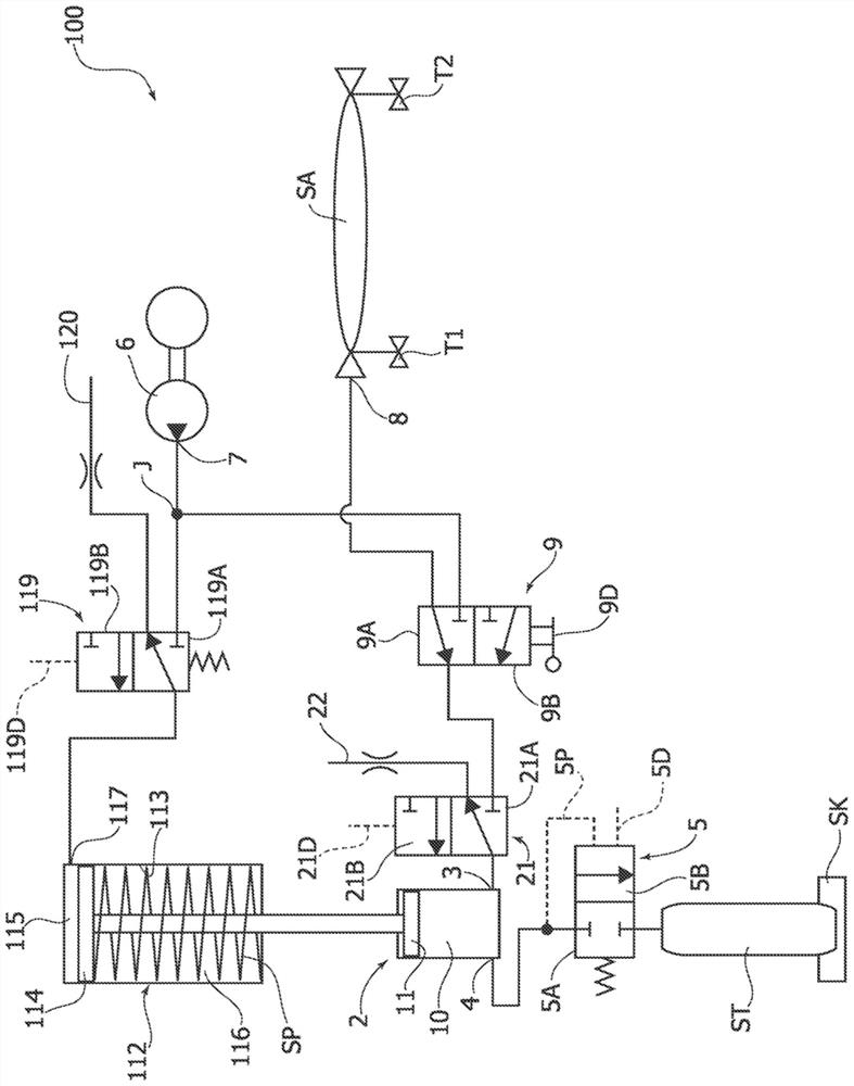 Apparatus for storing a sample of human breath, and corresponding method for storing a sample of human breath