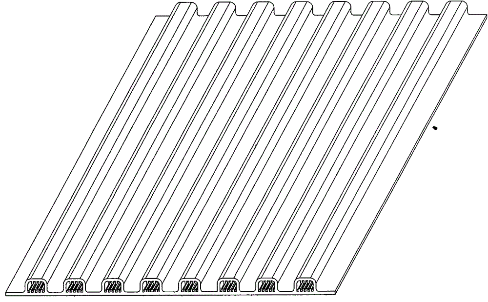 Plate type heat pipe and novel pipeline