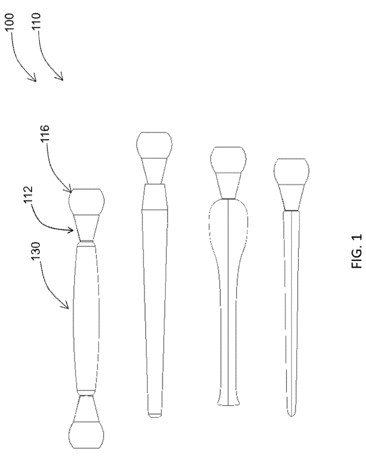 Cosmetic brush systems