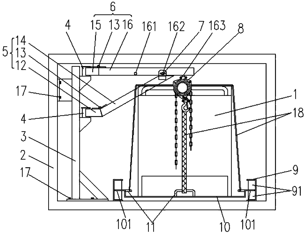 Generator storage and lifting device