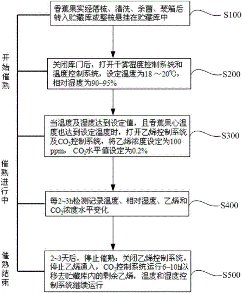 Processing system and processing method of safe automatic coloring of picked fruits and vegetables