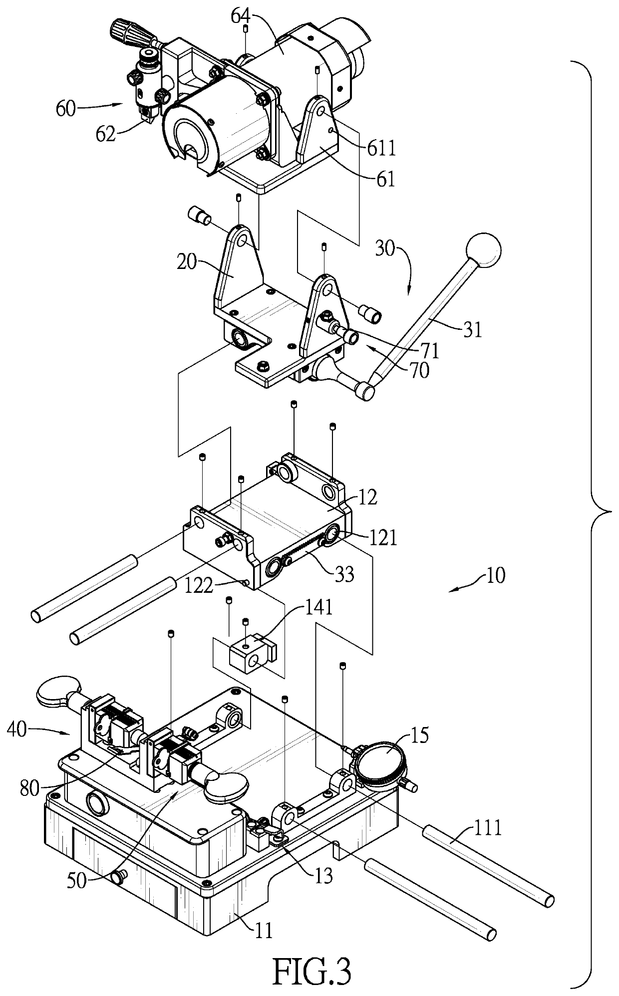 Key duplicating machine