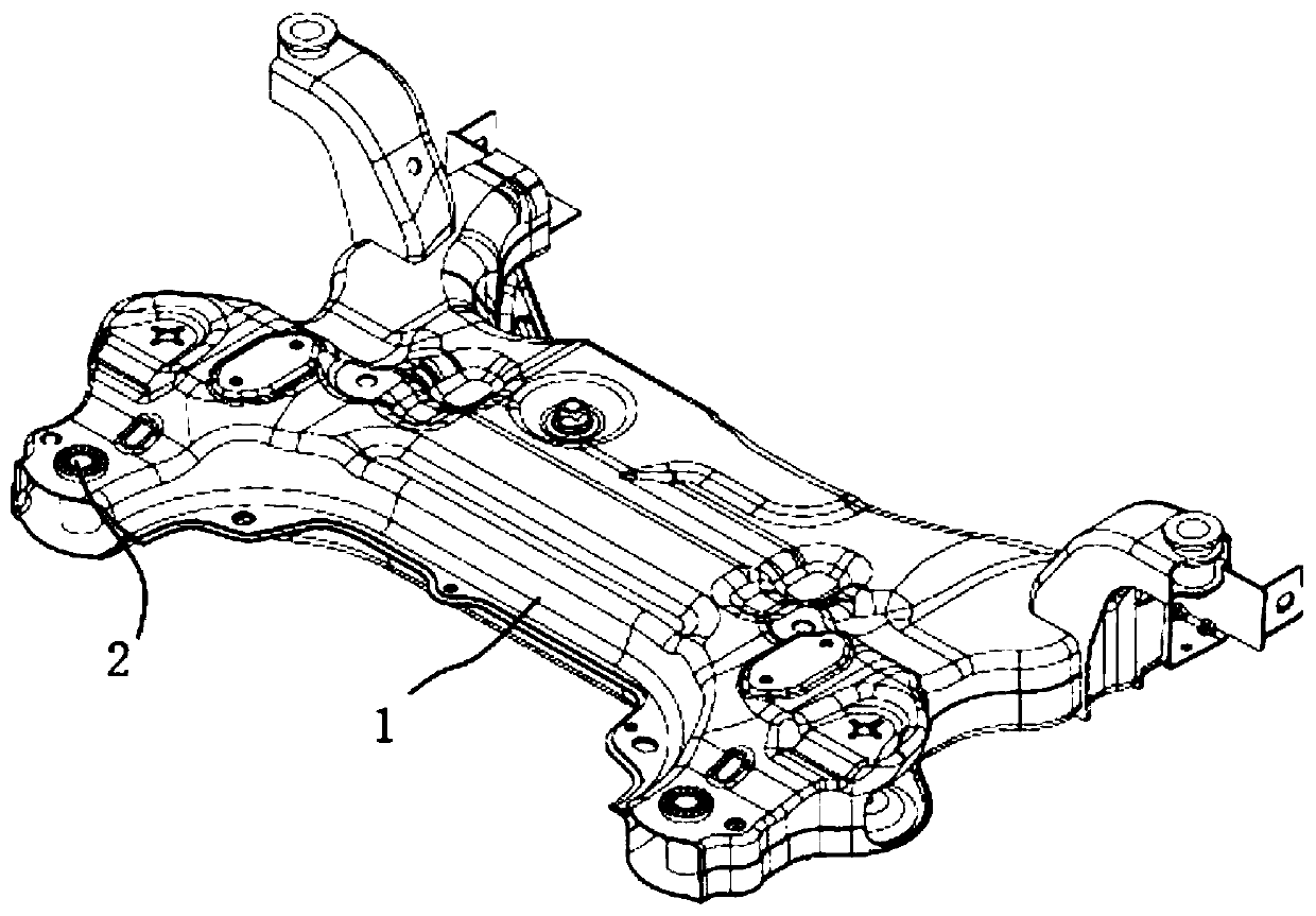 Auxiliary frame structure