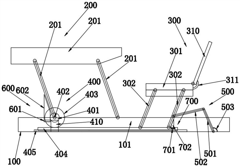 Integrated table and chair convenient to fold and method