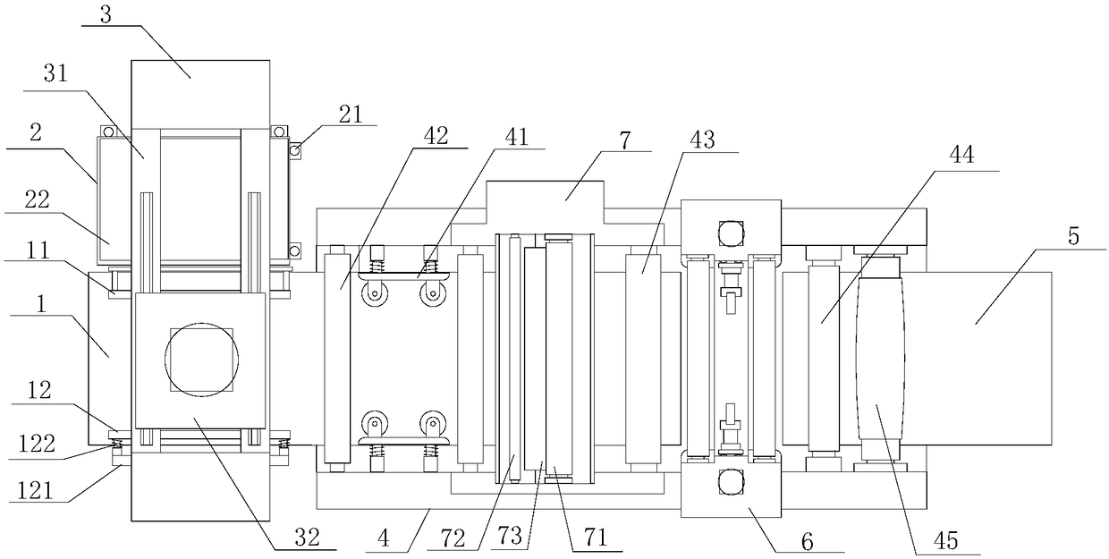 Paperboard laminating slitting device