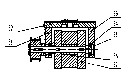 Driving and steering integrated magnetic wheel device for magnetic adsorption wall-climbing robot