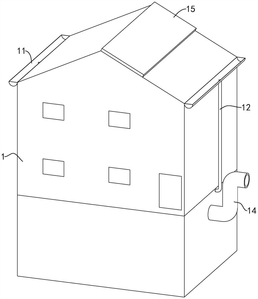 Building energy-saving structure and energy-saving system