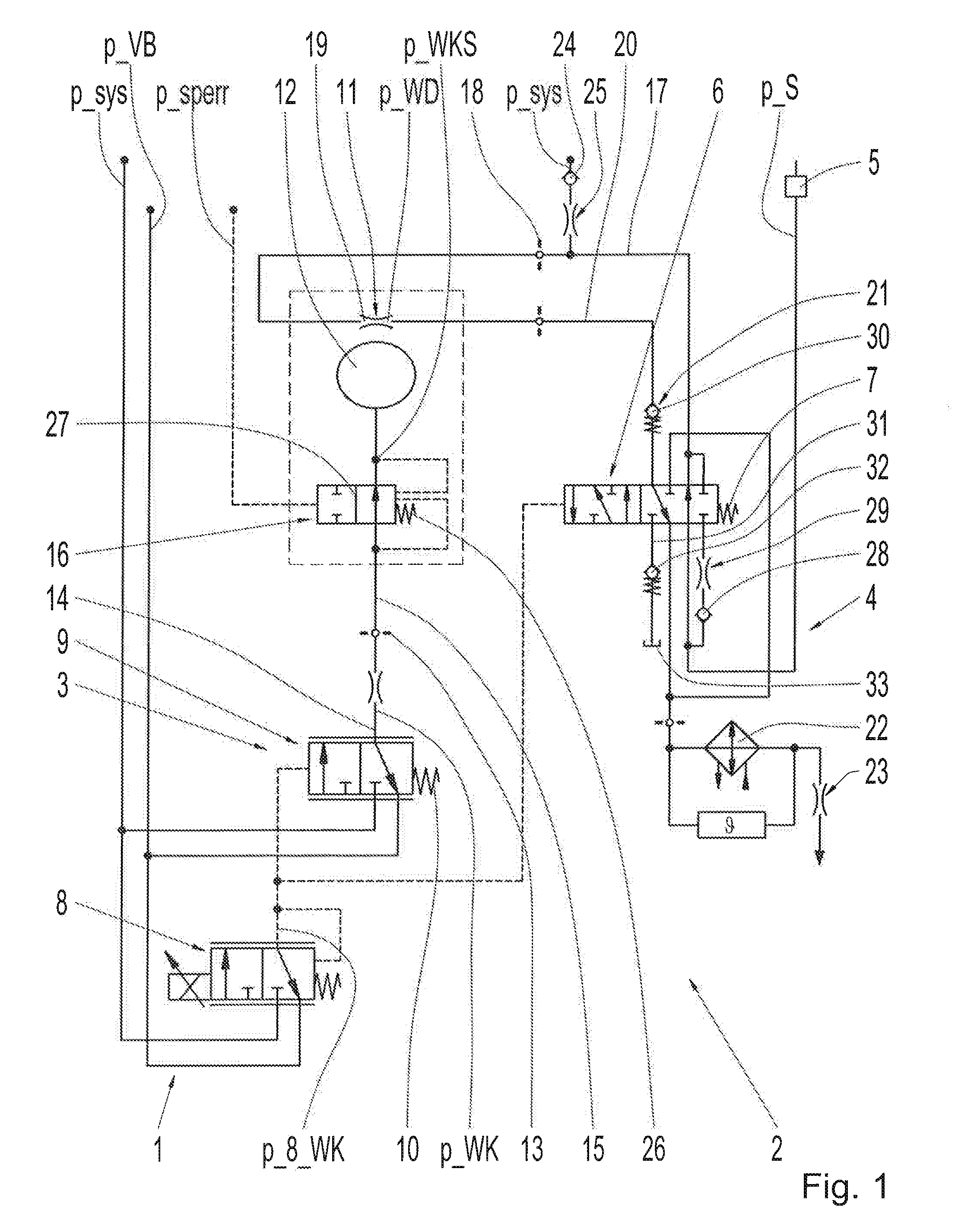 Transmission Device with a Hydraulic System