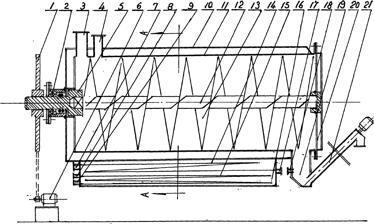 Continuous reverse flow extracting tank