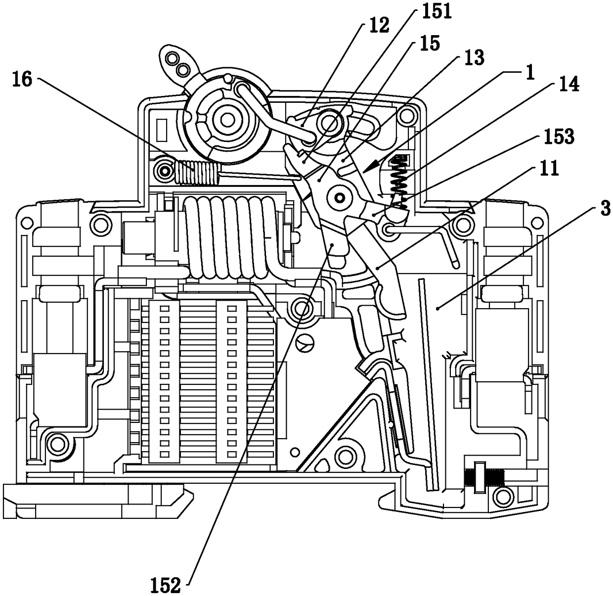 An operating mechanism for an electrical switch