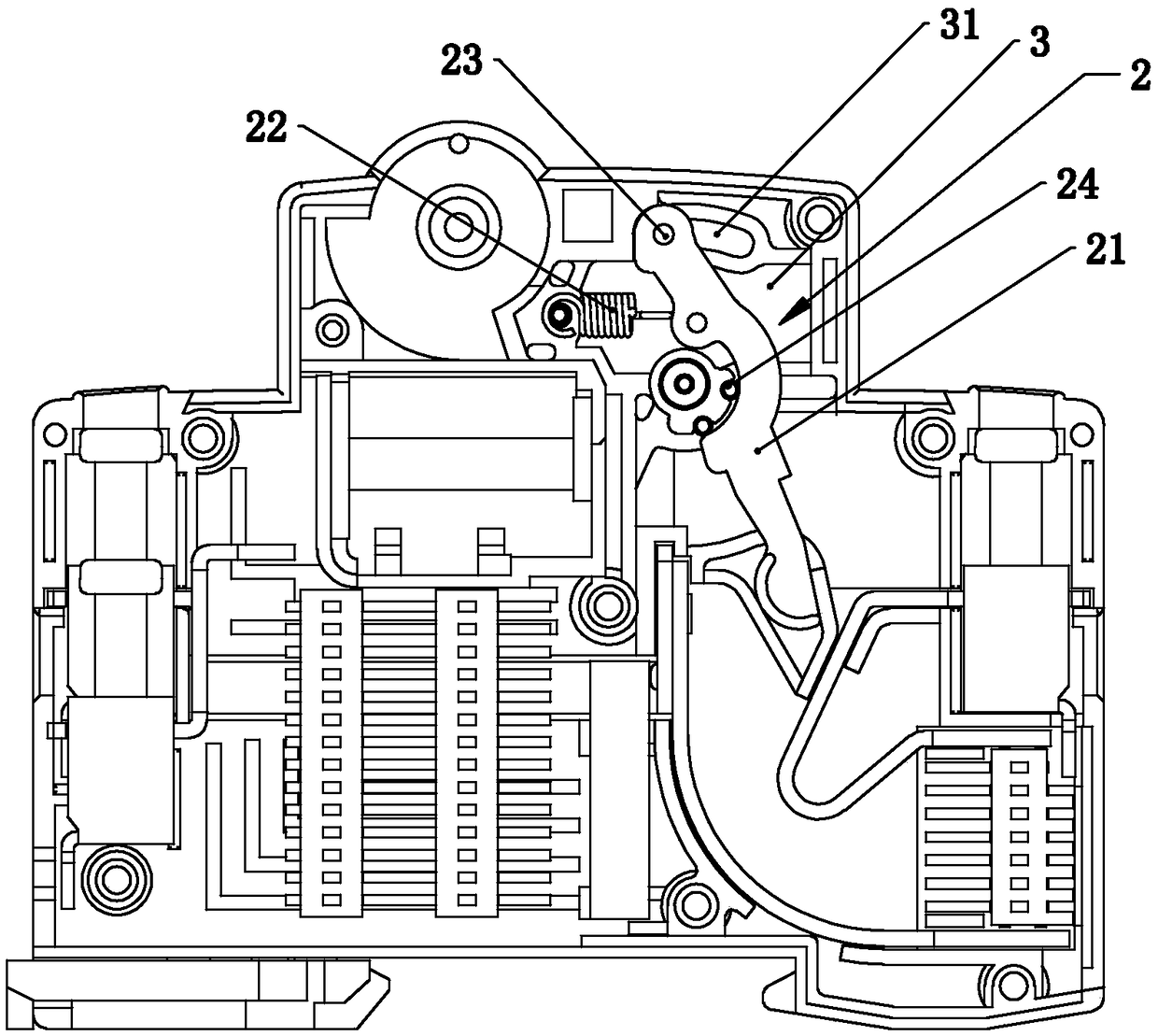 An operating mechanism for an electrical switch