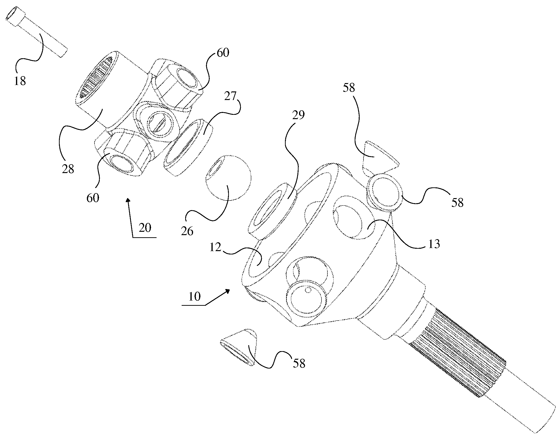 Spherical universal coupling