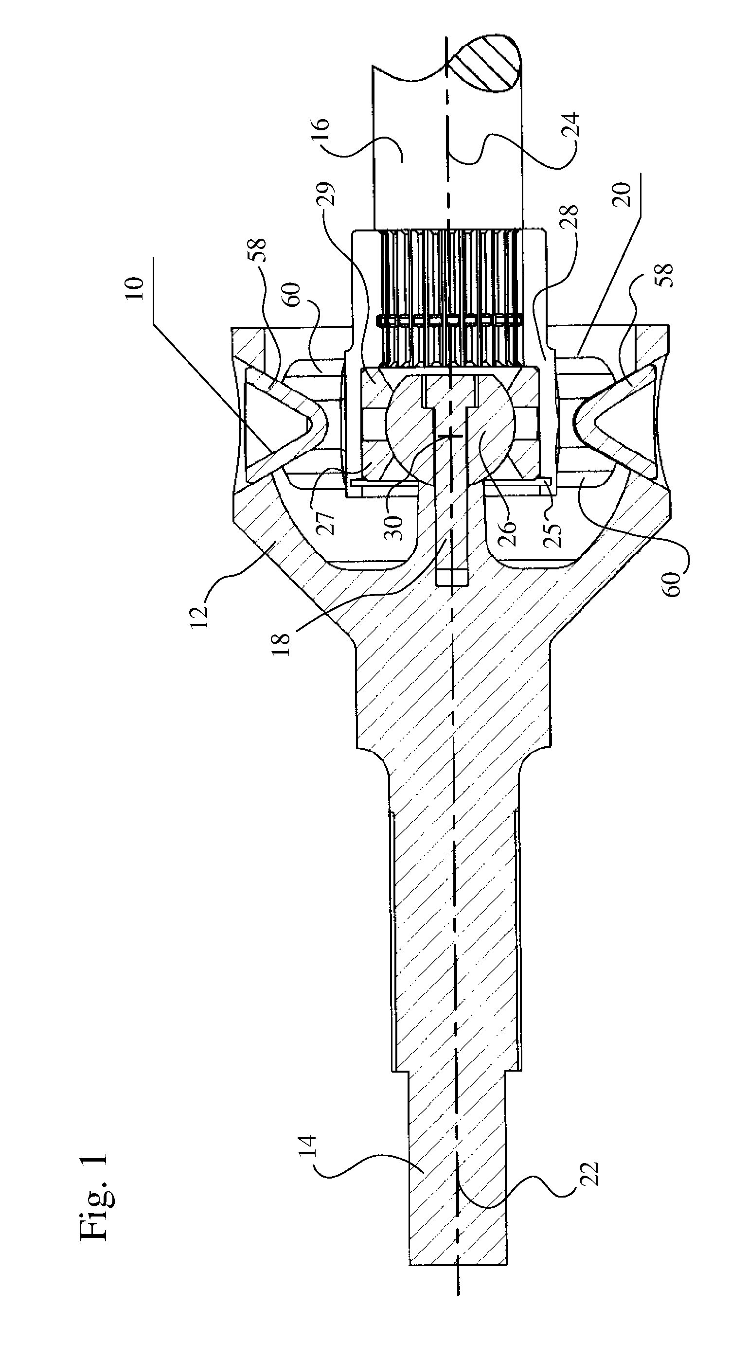 Spherical universal coupling