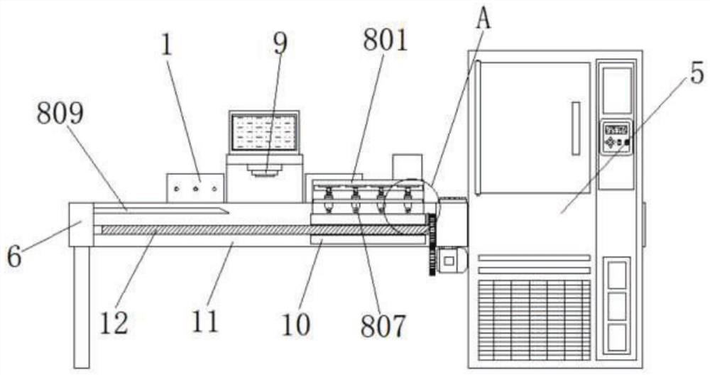 Detection apparatus and method for water mist formation resistance of cigarette packaging label paper