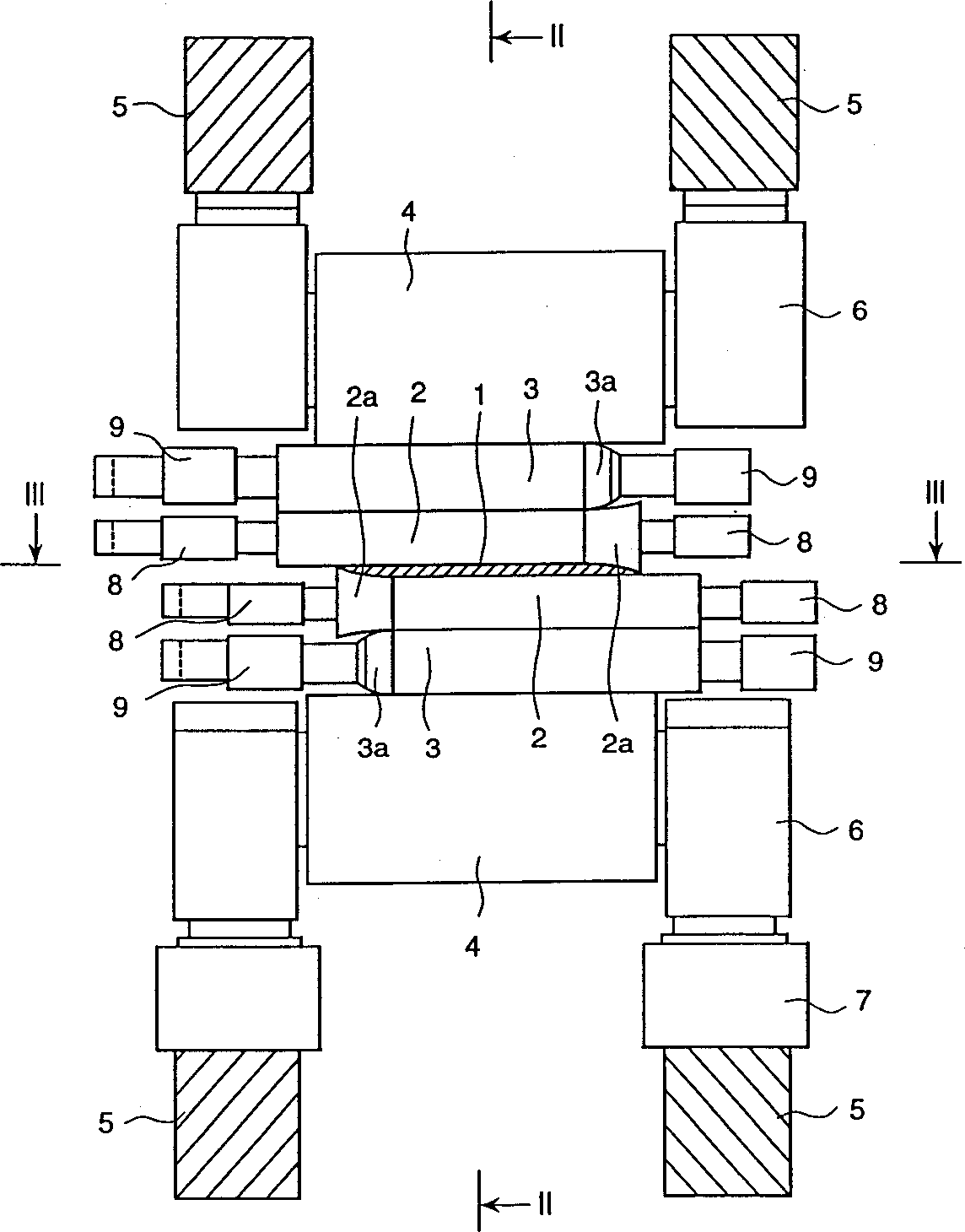 Cold-rolling mill and its rolling method