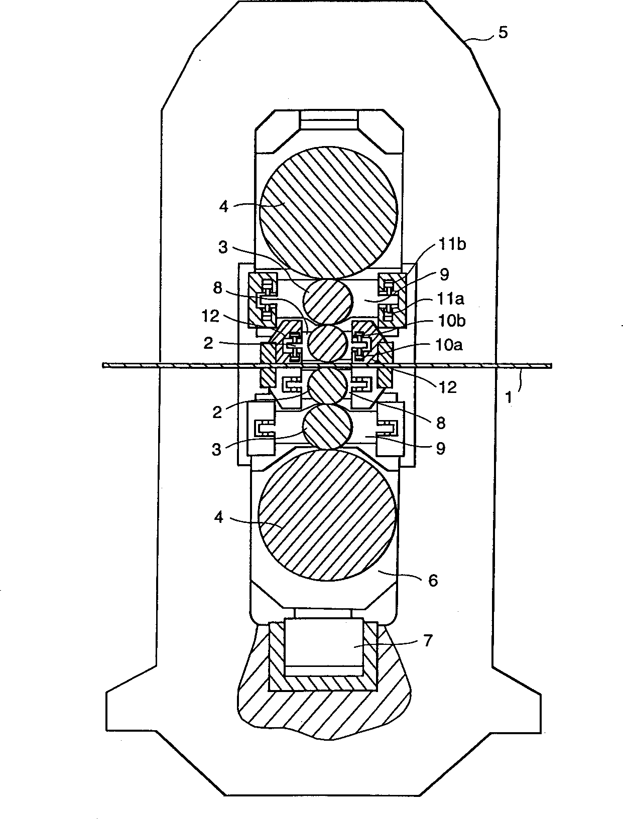 Cold-rolling mill and its rolling method