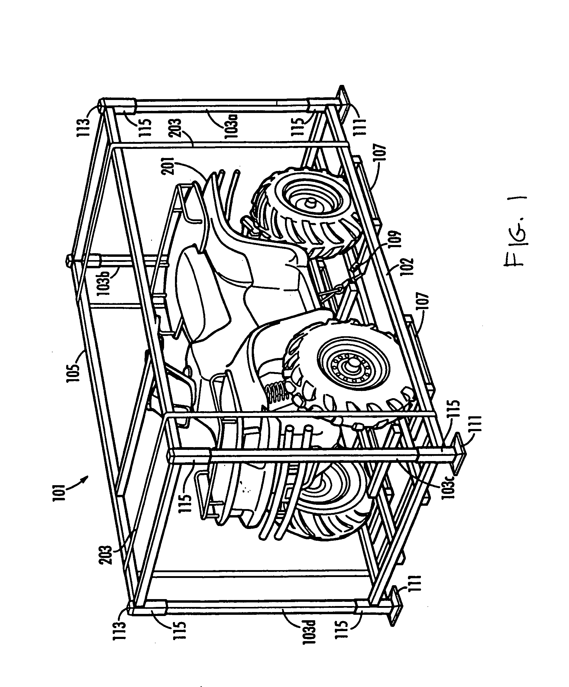 Transporting apparatus and trailer conversion kit and method