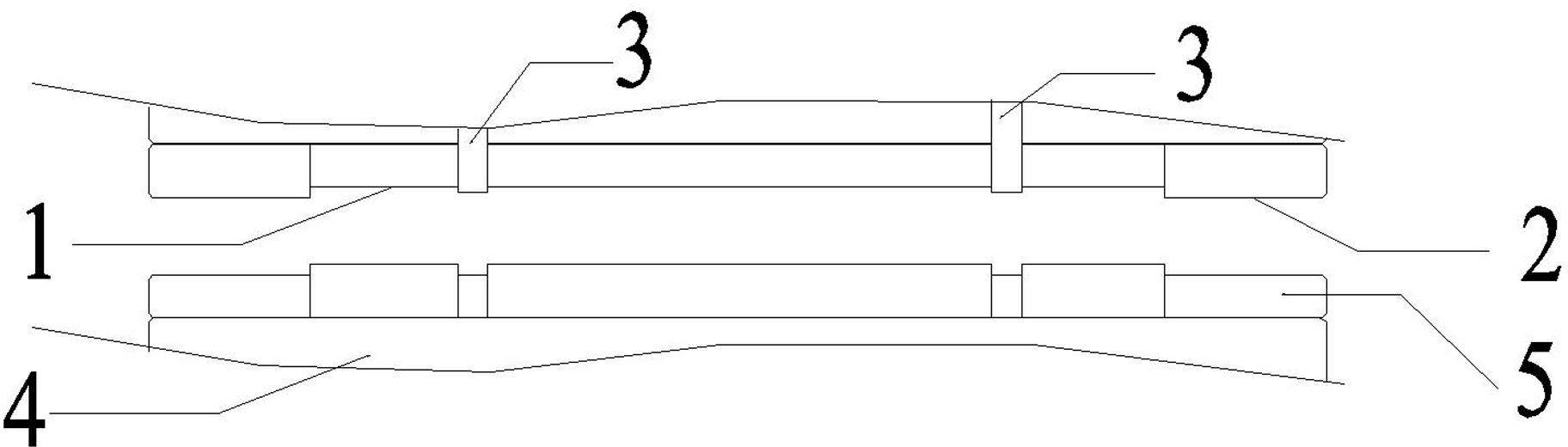 Punching mould and punching method suitable for labtop keyboard frame