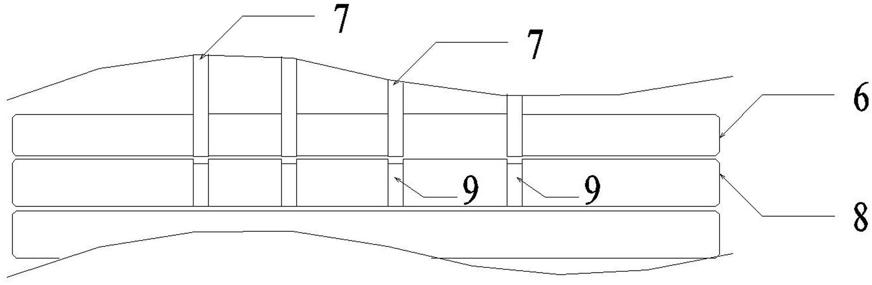 Punching mould and punching method suitable for labtop keyboard frame