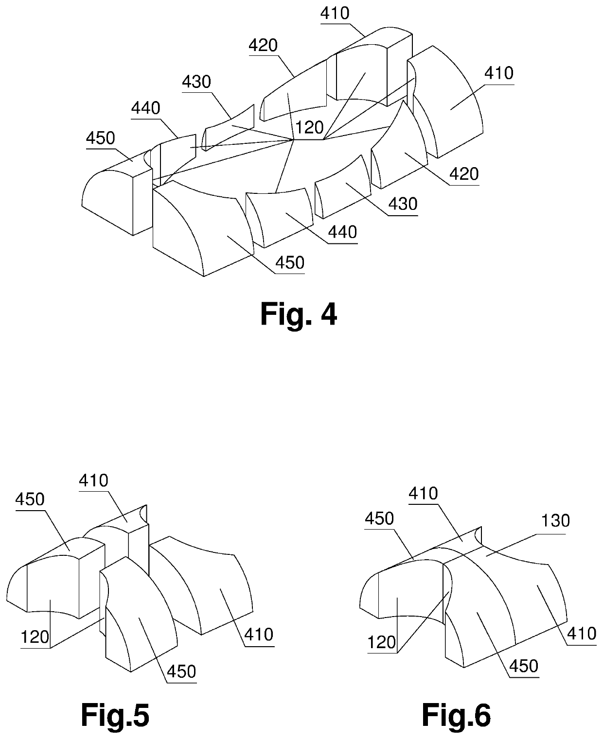 Apparatus and method for rehabilitation of gum architecture