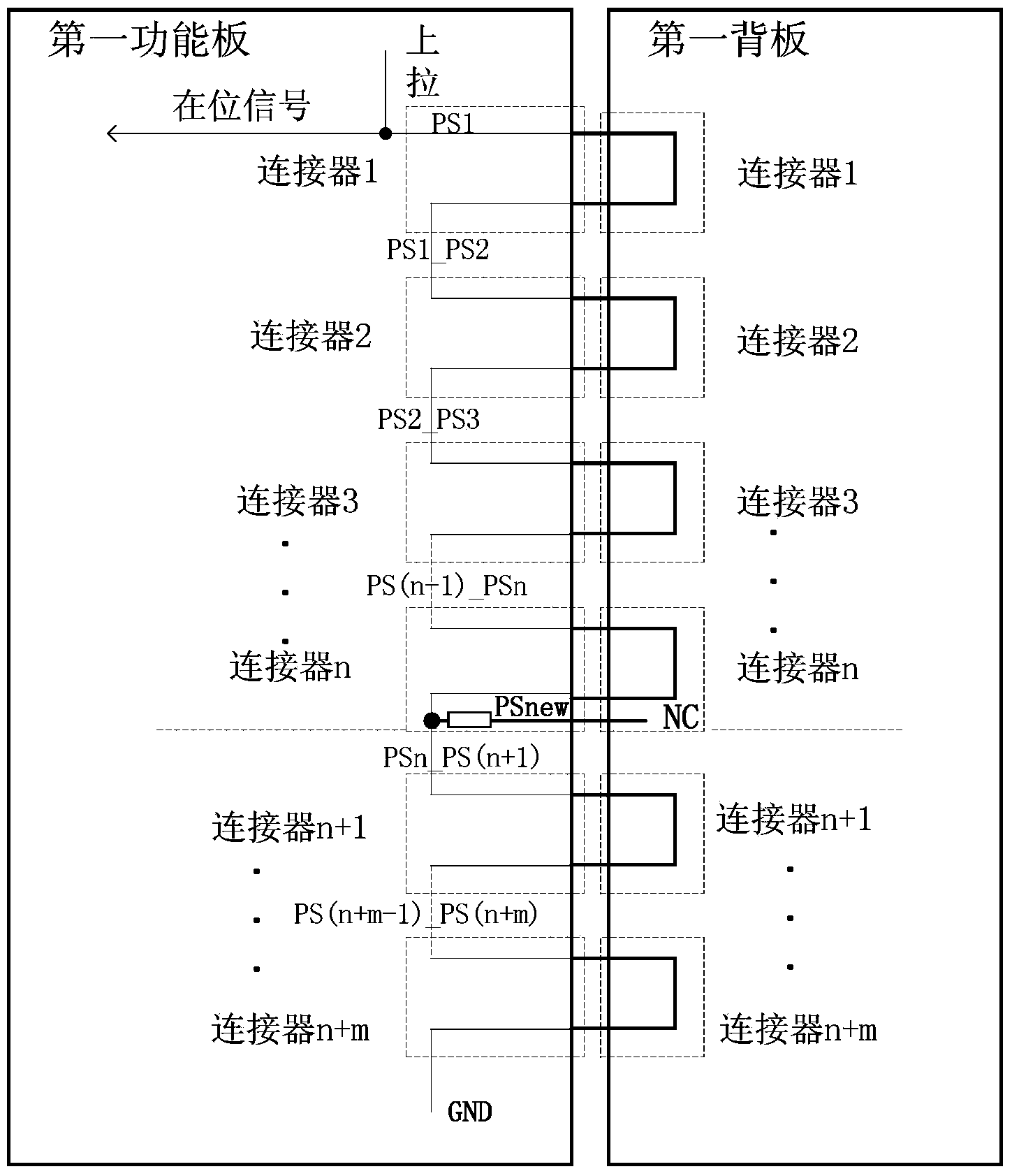 Veneer in-place state detection method and device