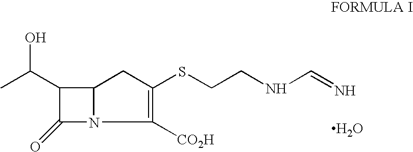 Process for the preparation of crystalline imipenem