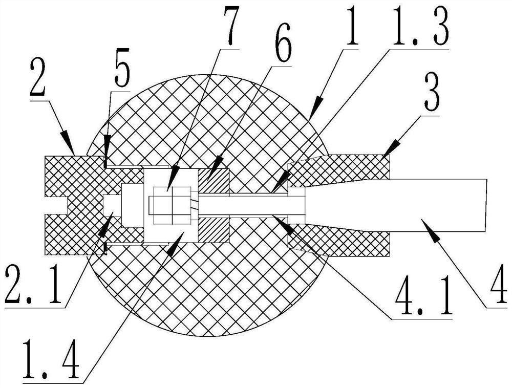 Assembling method of electrostatic coalescence electrode sealing device