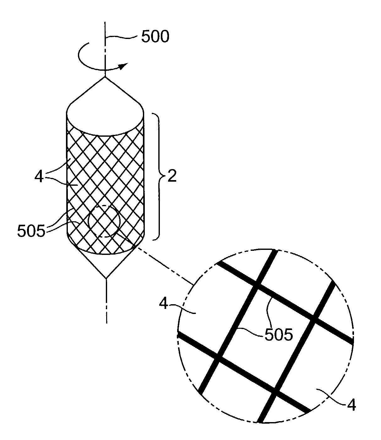 Stent coating device