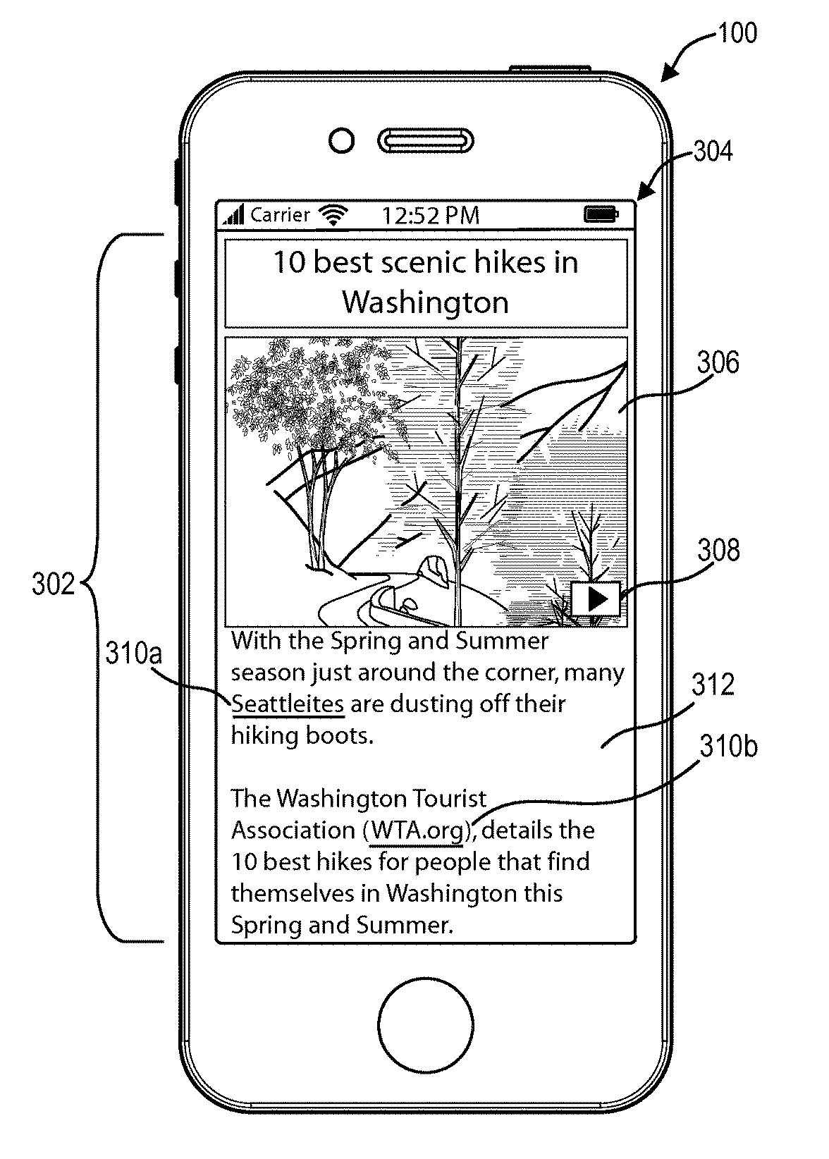 Processing touch gestures in hybrid applications