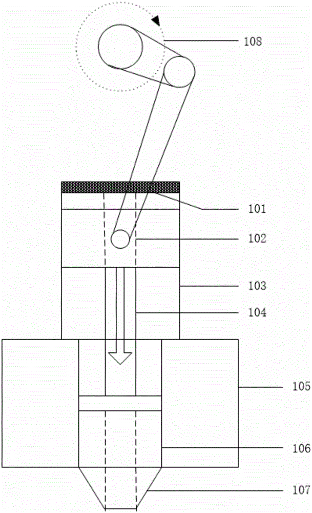 3D printing achieving method, printing system and jet flow control method under microgravity environment