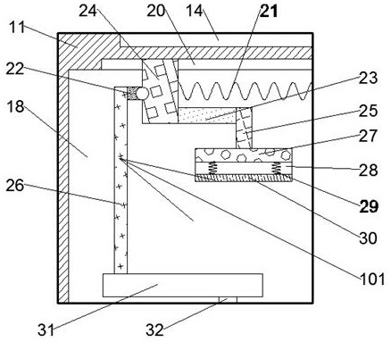 Telescopic and automatic-cleaning solar panel for park