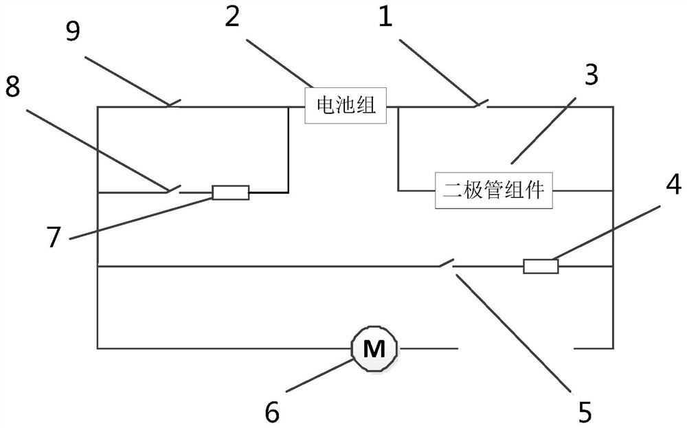 Battery circuit and control method thereof