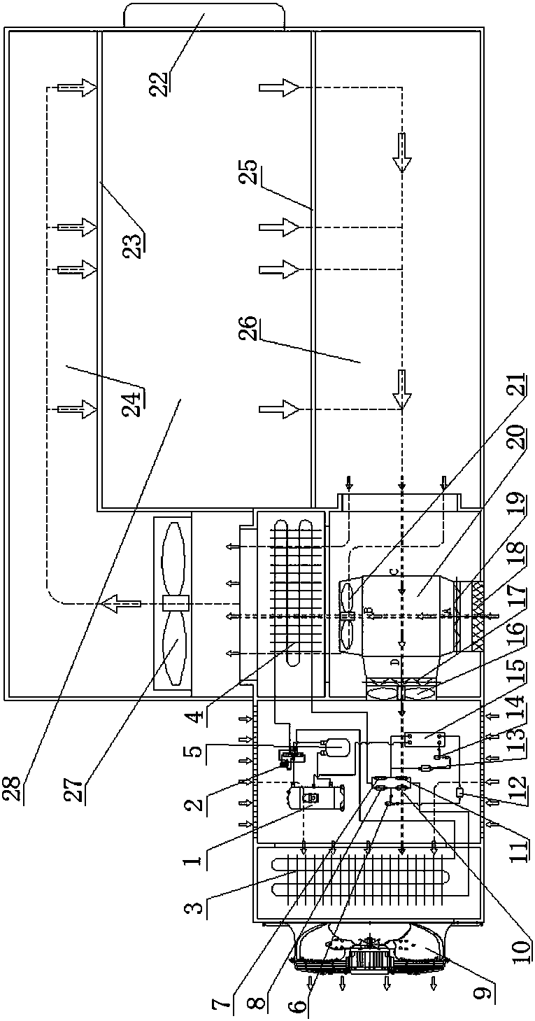 Low-environment temperature heat pump drying unit