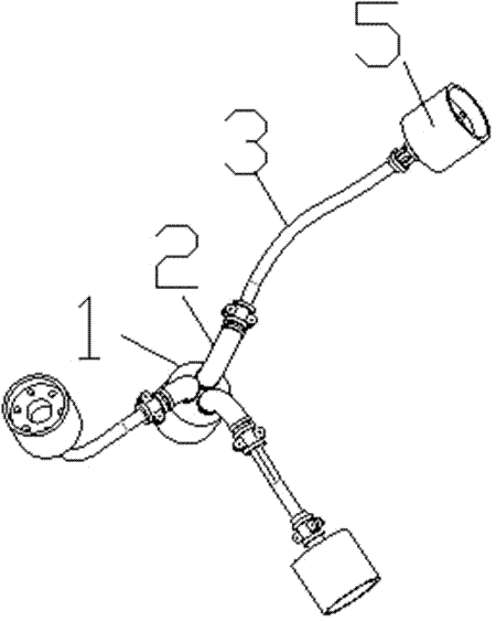 Method for emptying three-head deconcentrator and oil-water separation barrel