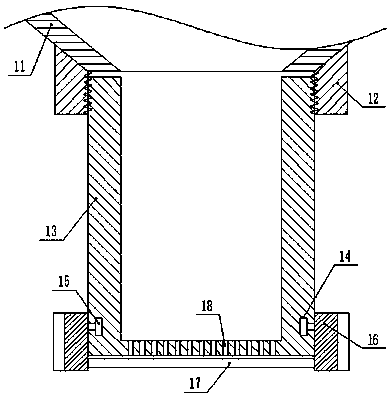 A fish feed mixing device