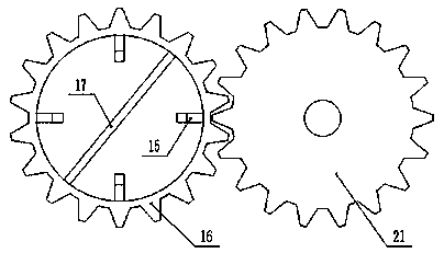 A fish feed mixing device