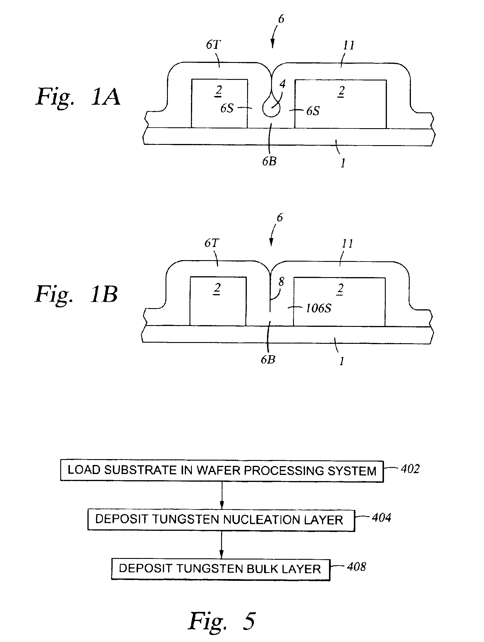 Formation of composite tungsten films