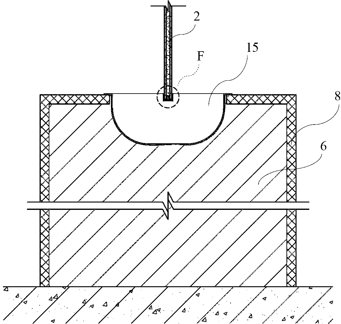 Transparent shield mounting structure and method for reception window