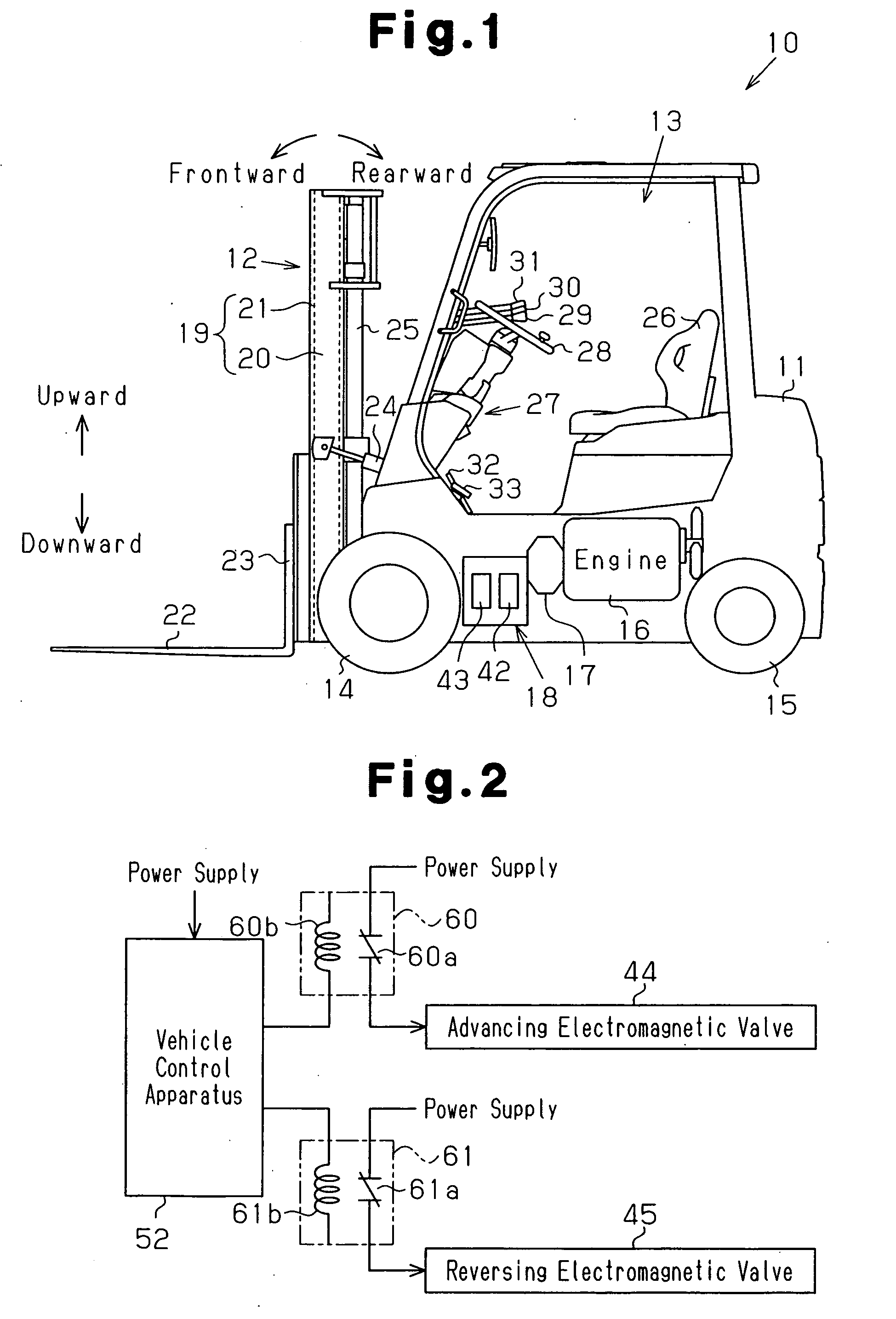 Drive control apparatus for forklift