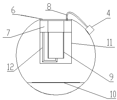 Floating type aquatic shooting floating mine target