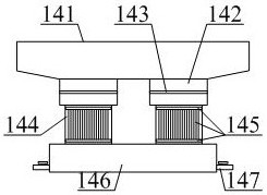 Intelligent multi-functional printing and dyeing device for non-woven fabric for processing paper diapers