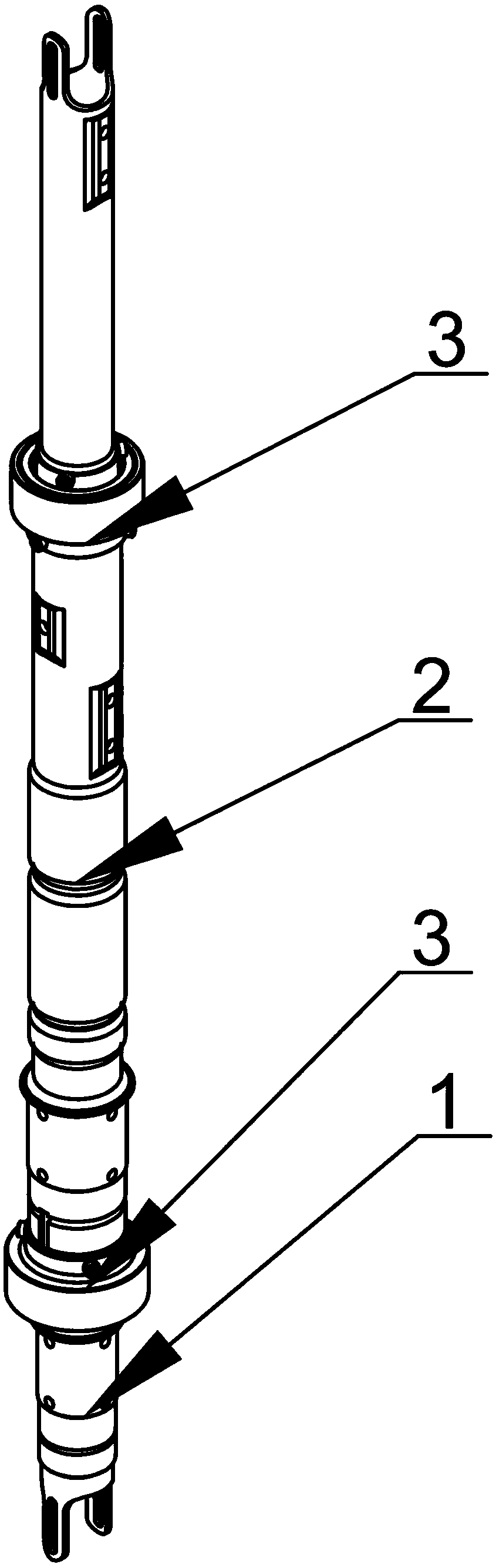 Electric coaxial type unmanned helicopter transmission system