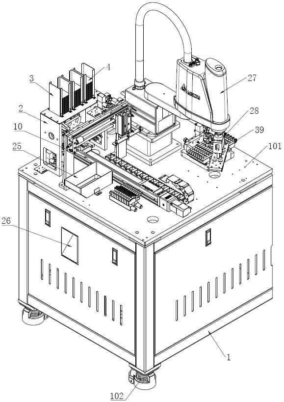 An automatic loading and patching device for hydrogel slides